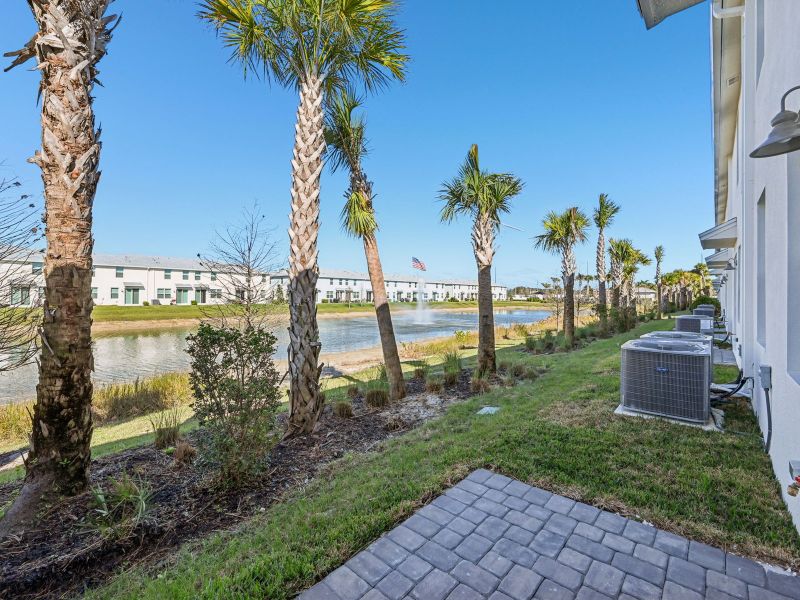 Exterior details and patio area of a home in Tidewater, Fort Pierce (Image 4).