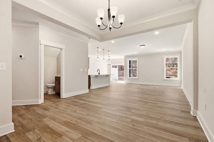 Spacious, unfurnished interior of a new home in Harbor Crossing, Greensboro (Image 18).