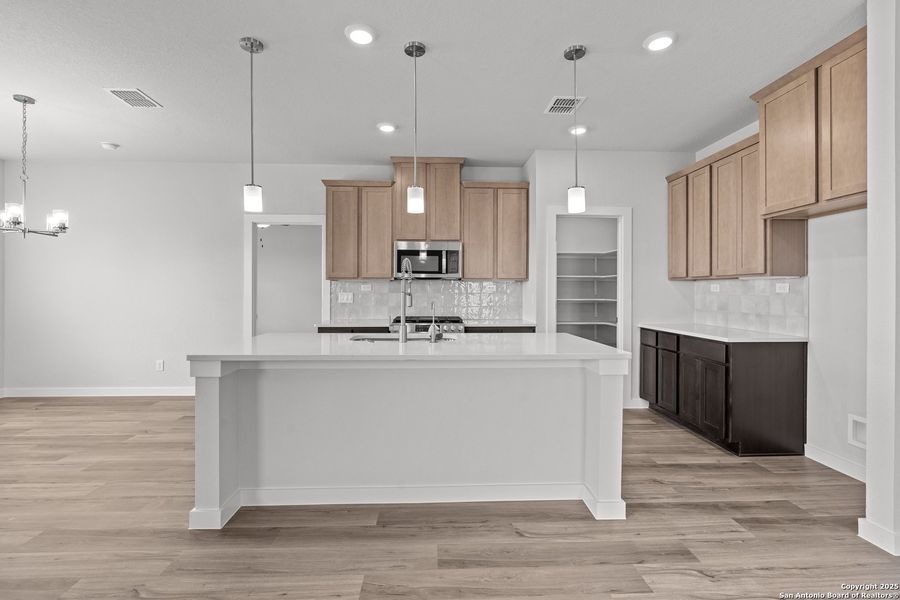 Furnished interior view inside a new home in Weltner Farms 50’s, New Braunfels (Image 6).