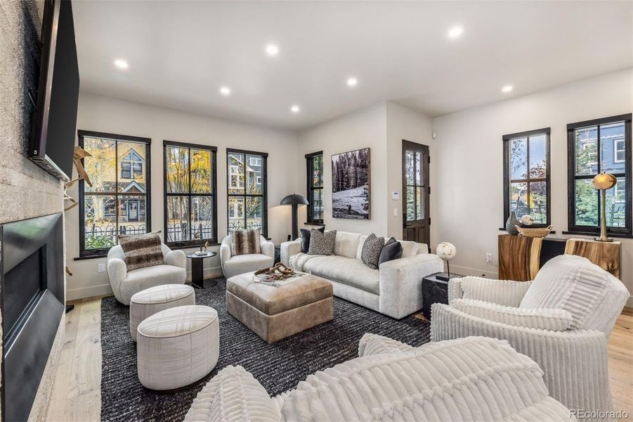 Furnished interior view inside a new home in , Breckenridge (Image 10).