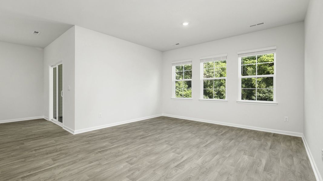 Representative unfurnished interior of a home built from the Dylan by D.R. Horton in Waverly Place, Linwood (Image 18). Representative unfurnished interior of a home built from the Dylan by D.R. Horton in Waverly Place, Linwood (Image 18).