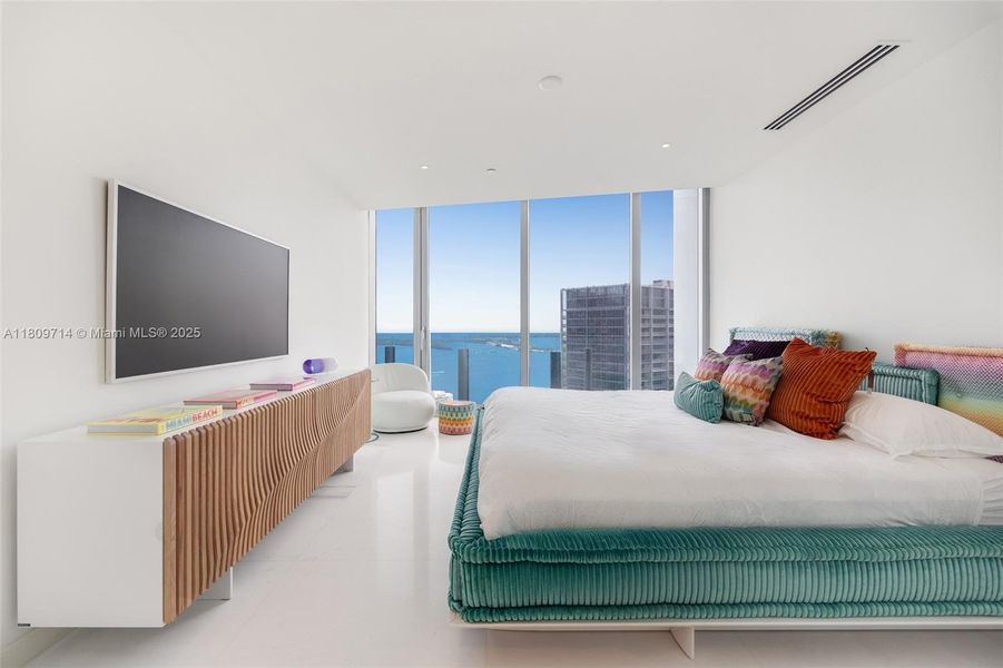Furnished interior view inside a new home in Aston Martin Residences, Miami (Image 7).