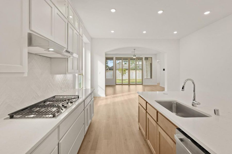 Furnished interior view inside a new home in Kresston: 55ft. lots, Magnolia (Image 12).