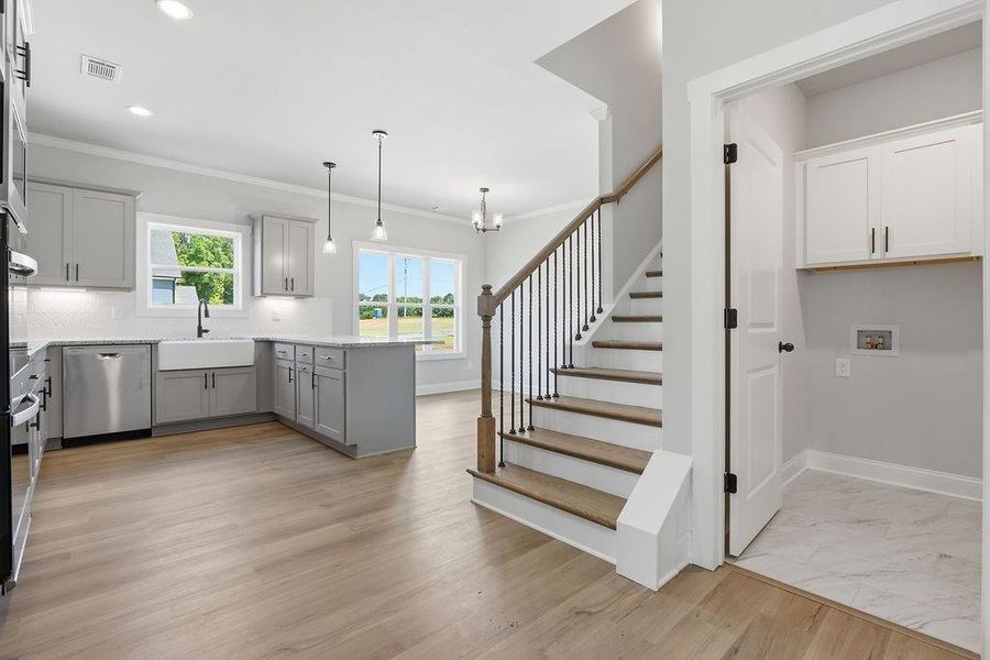 Spacious, unfurnished interior of a new home in , Monroe (Image 30). Spacious, unfurnished interior of a new home in , Monroe (Image 30).