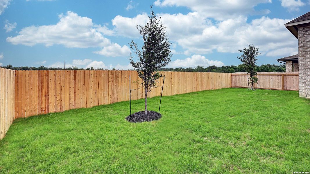 Exterior details and patio area of a home in Kallison Ranch, San Antonio (Image 19).