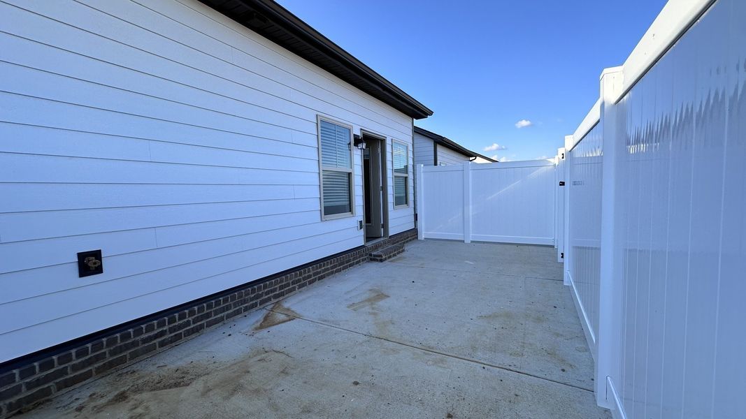Exterior details and patio area of a home in Veterans Cove, Murfreesboro (Image 23). Exterior details and patio area of a home in Veterans Cove, Murfreesboro (Image 23).