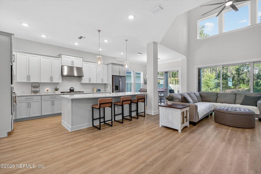 Furnished interior view inside a new home in , St. Johns (Image 8).