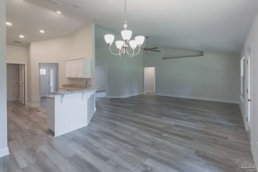 Representative unfurnished interior of a home built from the Plan 1810 by Adams Homes in Ashton View, Crestview (Image 12).