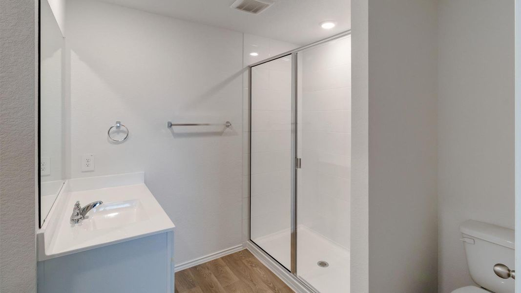 Furnished interior view inside a new home in Prairie Lakes, Buda (Image 8).