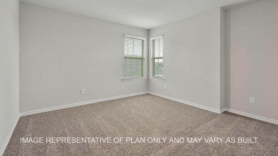 Spacious, unfurnished interior of a new home in Southern Pointe, College Station (Image 19).