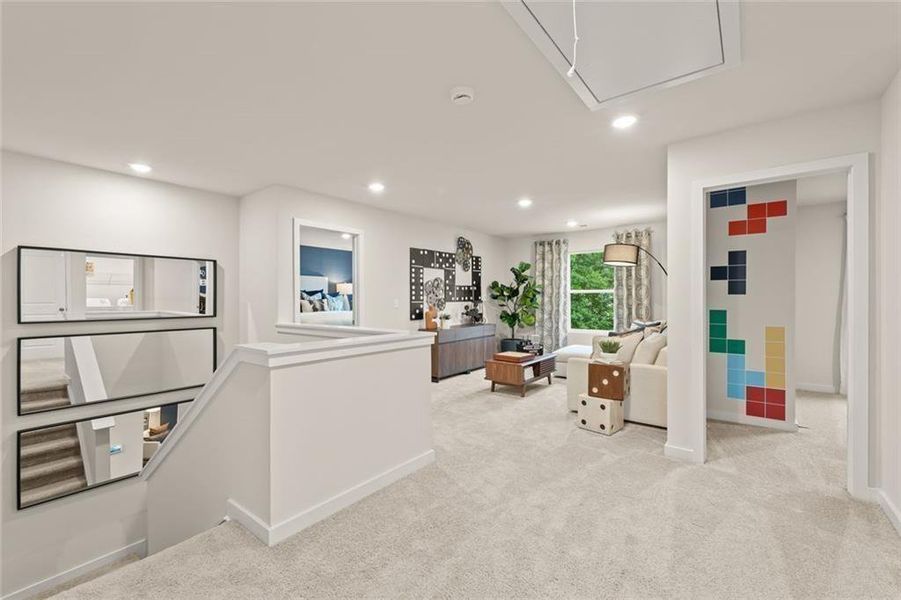 Furnished interior view inside a new home in Hawthorne Reserve, Dallas (Image 12).