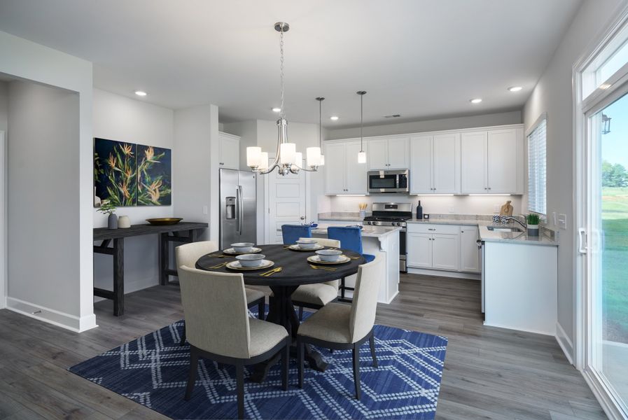 Representative furnished interior of a home built from the The Kennedy by Cothran Homes in Holly Ridge, Greenville (Image 5).