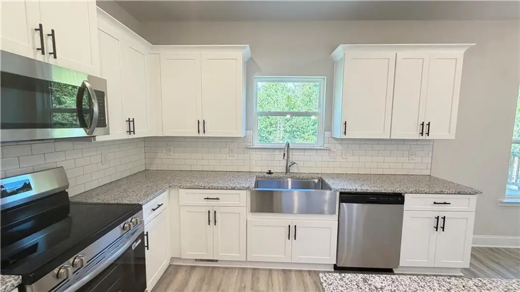 Furnished interior view inside a new home in Habersham Meadows, Demorest (Image 12).