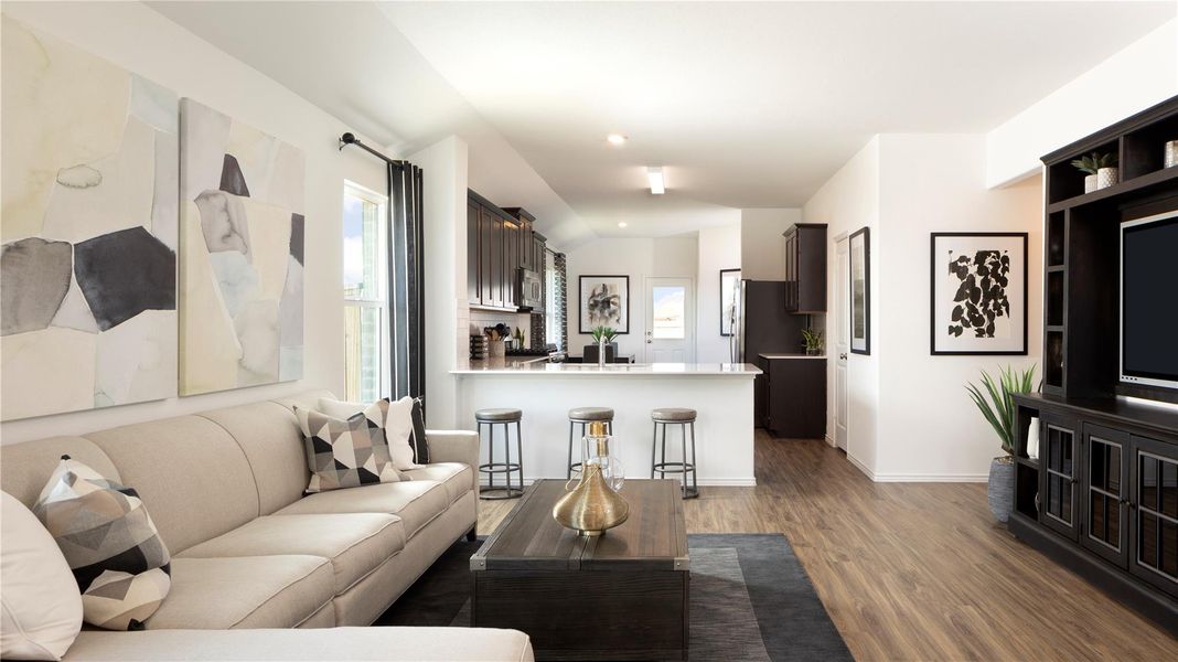 Furnished interior view inside a new home in Woodfield Preserve, Georgetown (Image 3).