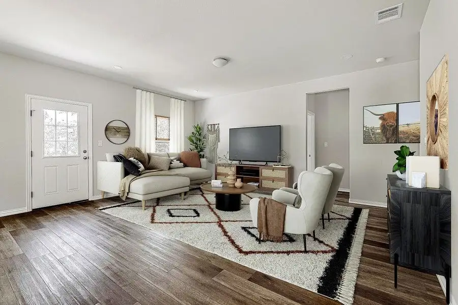Furnished interior view inside a new home in , Fort Worth (Image 9). Furnished interior view inside a new home in , Fort Worth (Image 9).