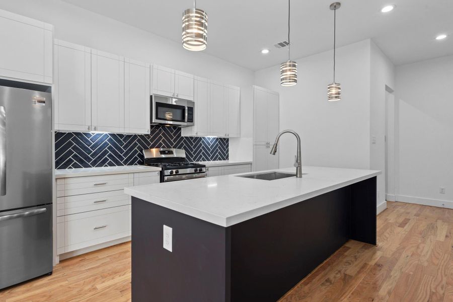 Furnished interior view inside a new home in , Houston (Image 8). Furnished interior view inside a new home in , Houston (Image 8).