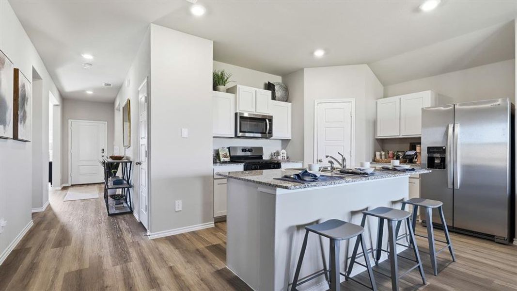 Furnished interior view inside a new home in Townes Landing, Fort Worth (Image 28).