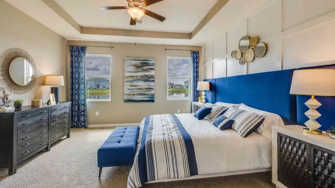 Furnished interior view inside a new home in Briarwood, Alachua (Image 10).