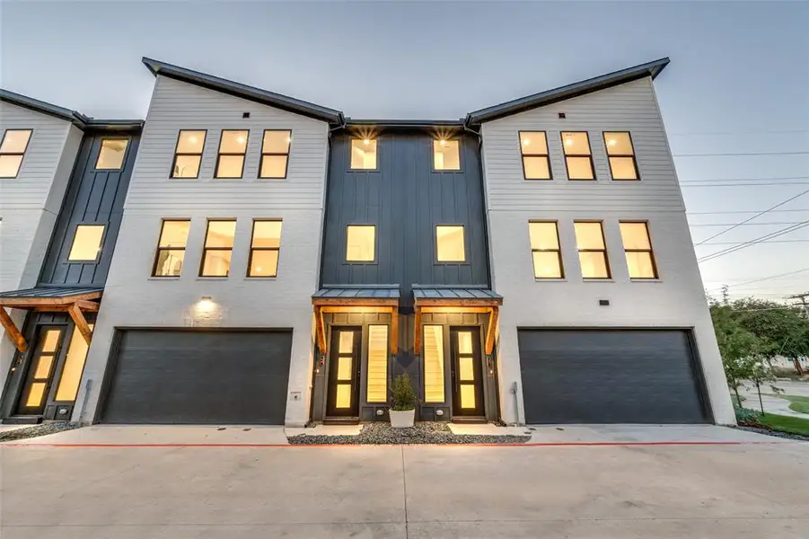 Front exterior of a new home in , Farmers Branch, TX, highlighting curb appeal (Image 1). Front exterior of a new home in , Farmers Branch, TX, highlighting curb appeal (Image 1).