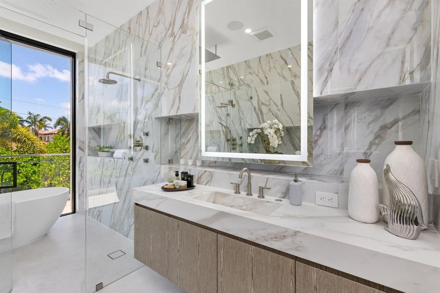 Furnished interior view inside a new home in , Boca Raton (Image 6). Furnished interior view inside a new home in , Boca Raton (Image 6).