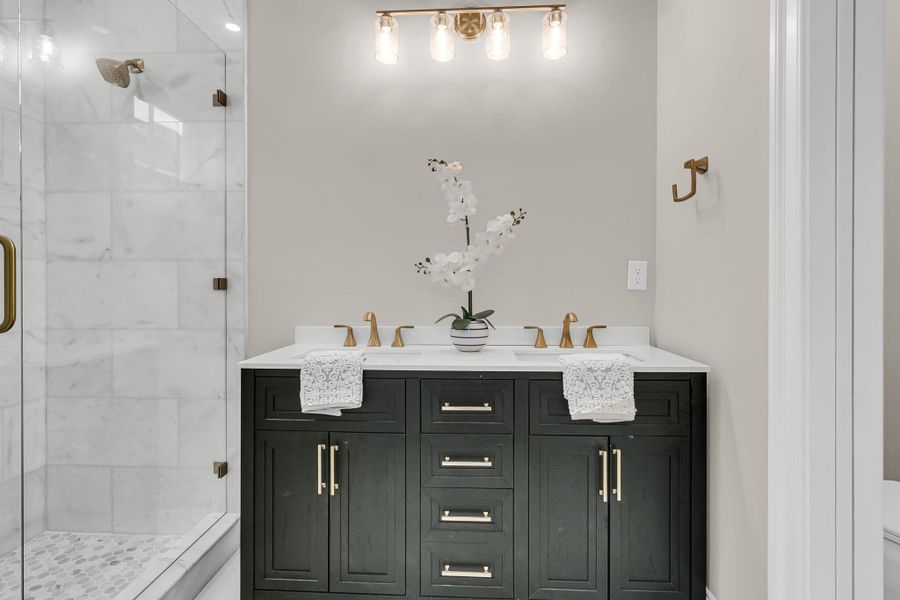 Furnished interior view inside a new home in , Charleston (Image 12).