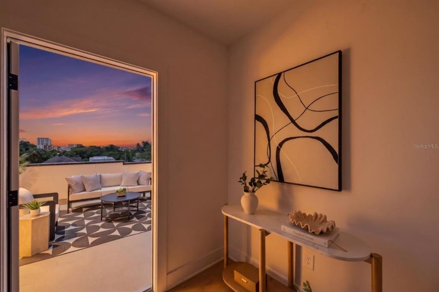 Furnished interior view inside a new home in , Tampa (Image 17).