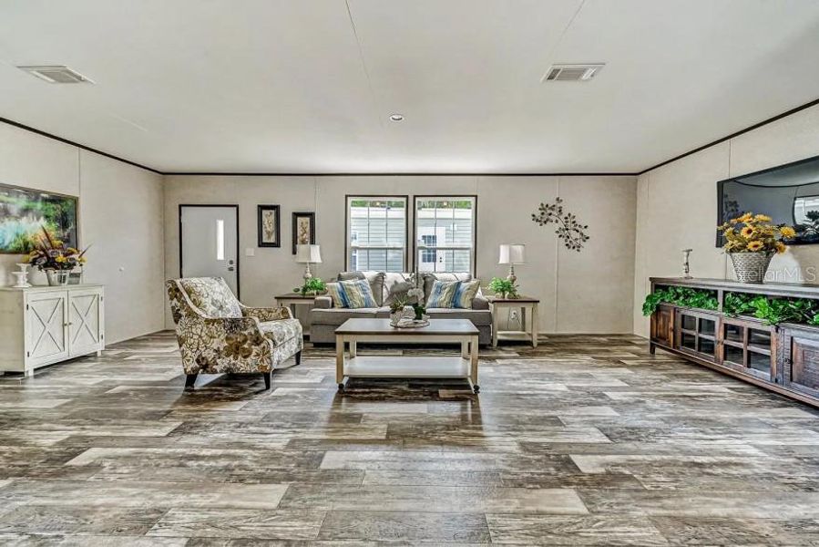 Furnished interior view inside a new home in , Okeechobee (Image 3).