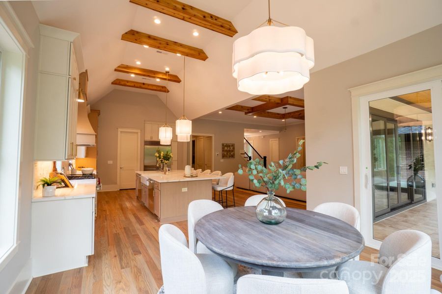 Furnished interior view inside a new home in , Charlotte (Image 31).