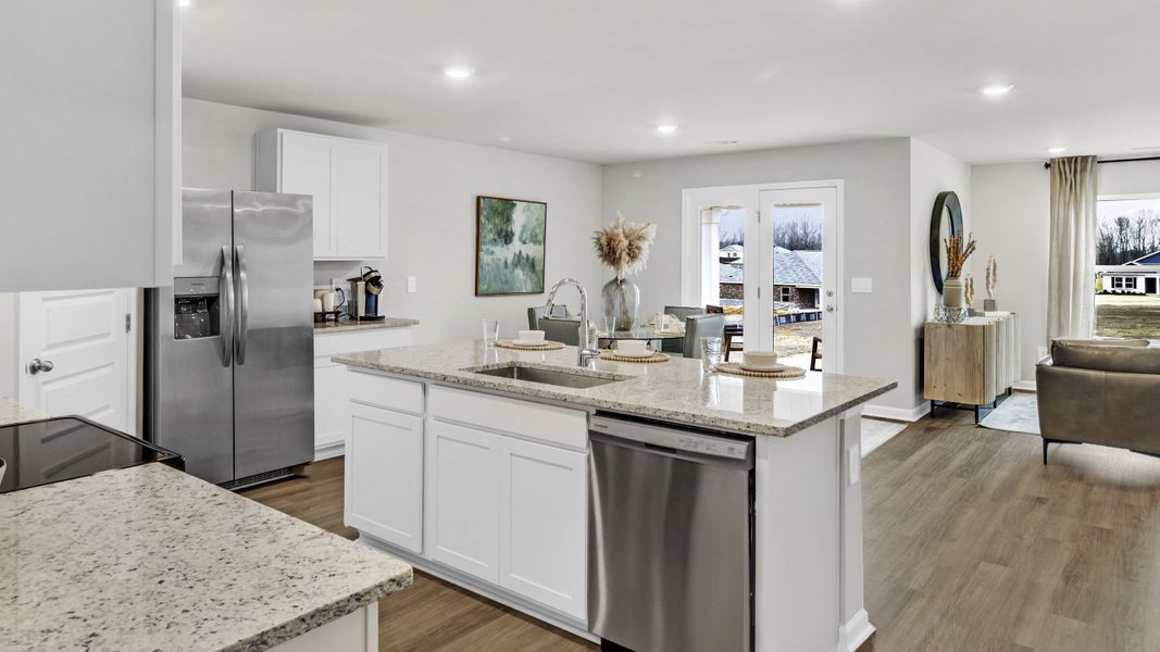 Furnished interior view inside a new home in Bailey Park, Fayetteville (Image 13).