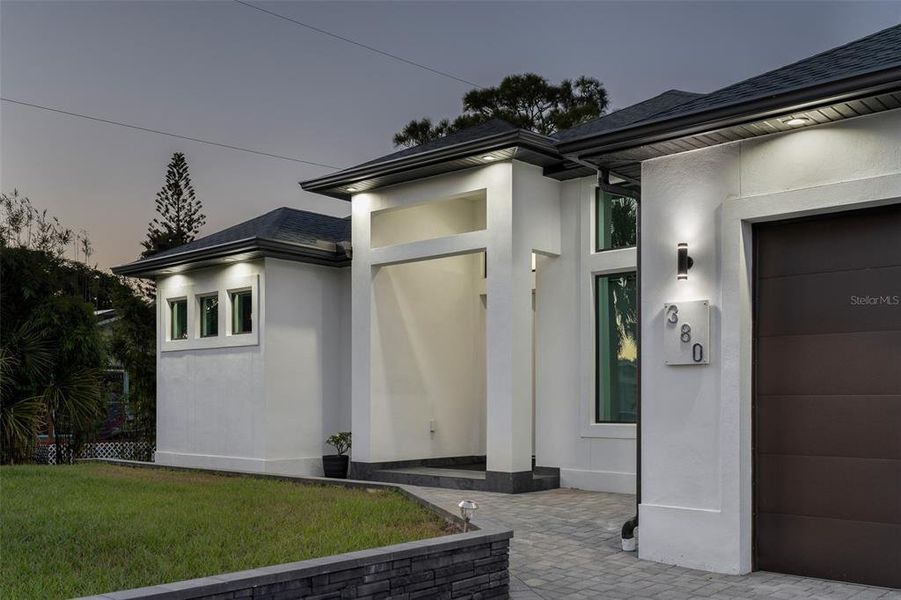 Exterior details and patio area of a home in , Venice (Image 23). Exterior details and patio area of a home in , Venice (Image 23).