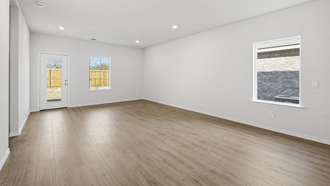 Representative unfurnished interior of a home built from the Kirby by D.R. Horton in Sweetwater Springs, Sherman (Image 12).