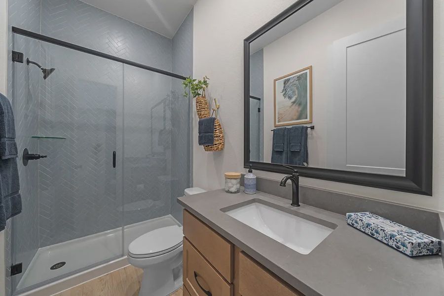 Furnished interior view inside a new home in Blue Heron, Mont Belvieu (Image 11).