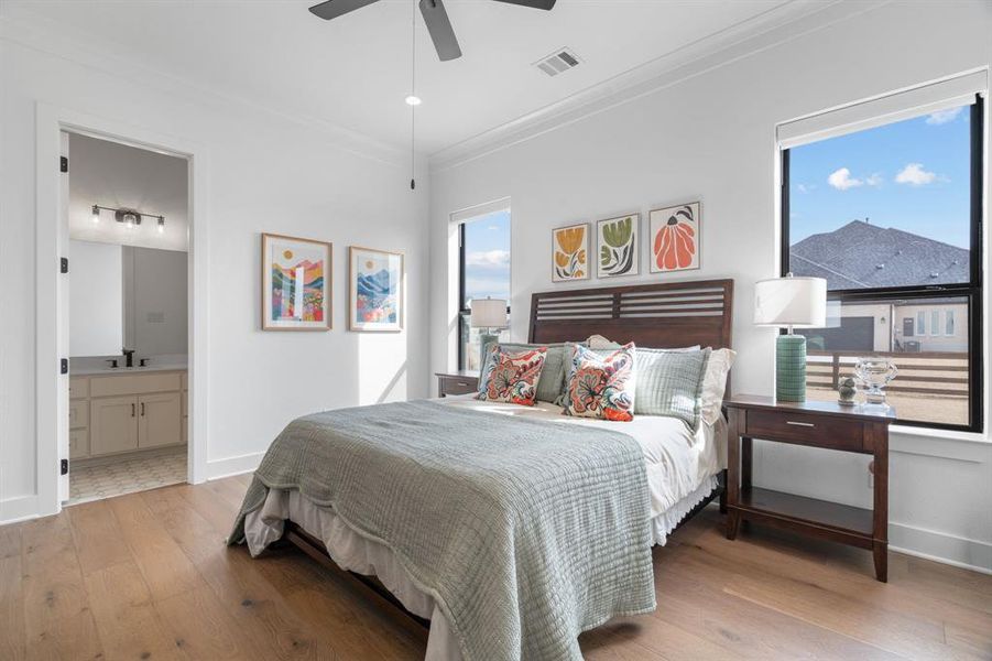 Furnished interior view inside a new home in , Northlake (Image 9). Furnished interior view inside a new home in , Northlake (Image 9).