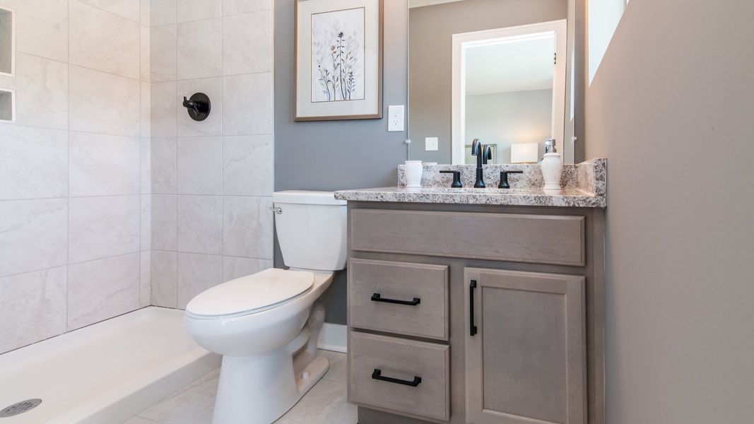 Representative furnished interior of a home built from the The Chesterfield by Norfolk Homes in Valleys, Jackson (Image 52).