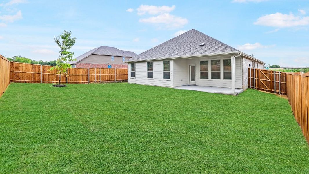 Representative exterior photo of a completed home built from the Durango by D.R. Horton in The Landing at Hidden Lakes, McKinney, TX (Image 18). Representative exterior photo of a completed home built from the Durango by D.R. Horton in The Landing at Hidden Lakes, McKinney, TX (Image 18).