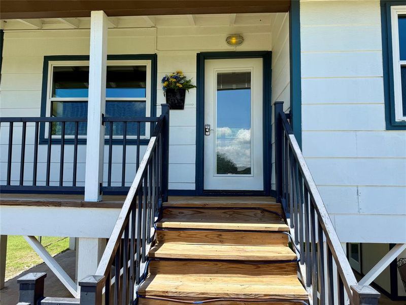 Exterior details and patio area of a home in , Whitney (Image 21).