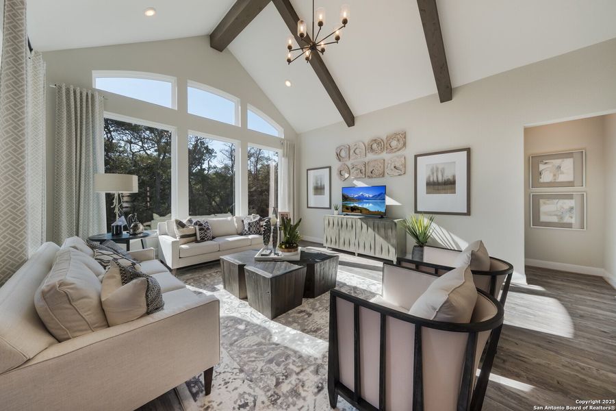 Furnished interior view inside a new home in Sienna Lakes, San Antonio (Image 9).