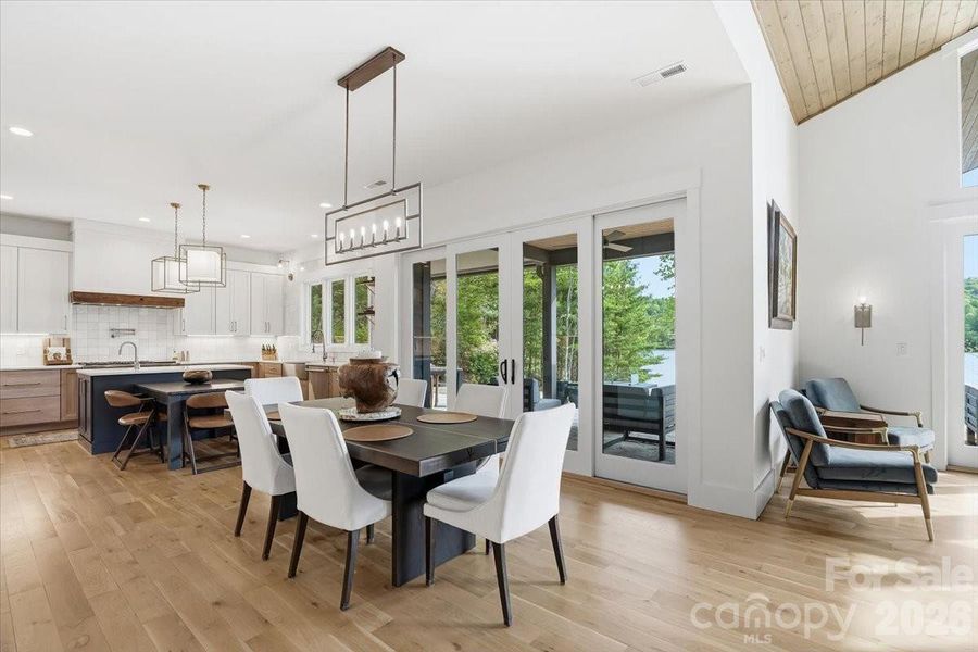 Furnished interior view inside a new home in , Brevard (Image 8).
