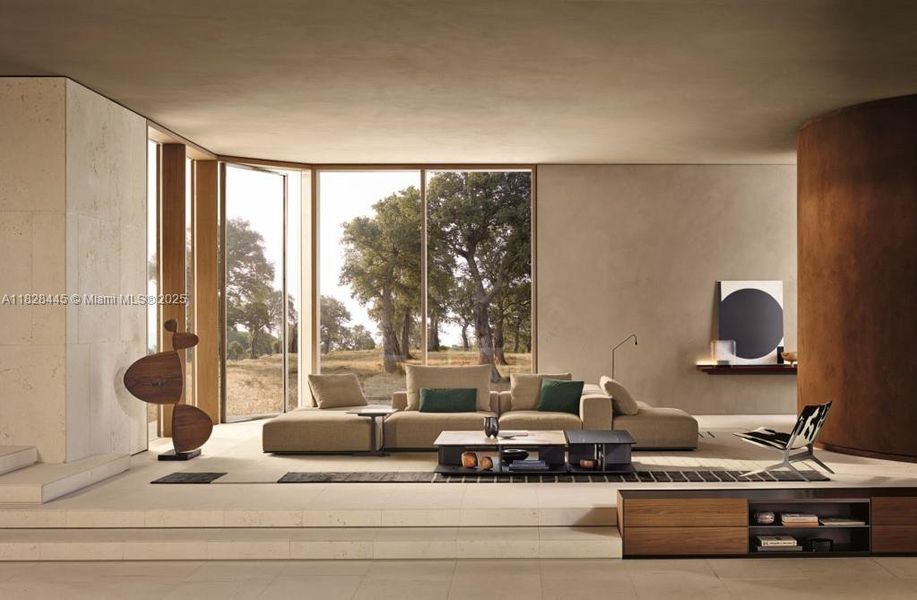 Furnished interior view inside a new home in , Delray Beach (Image 5).