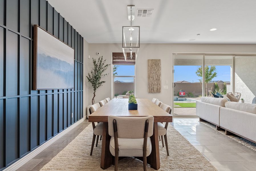 Furnished interior view inside a new home in Artisan at Asante, Surprise (Image 10).