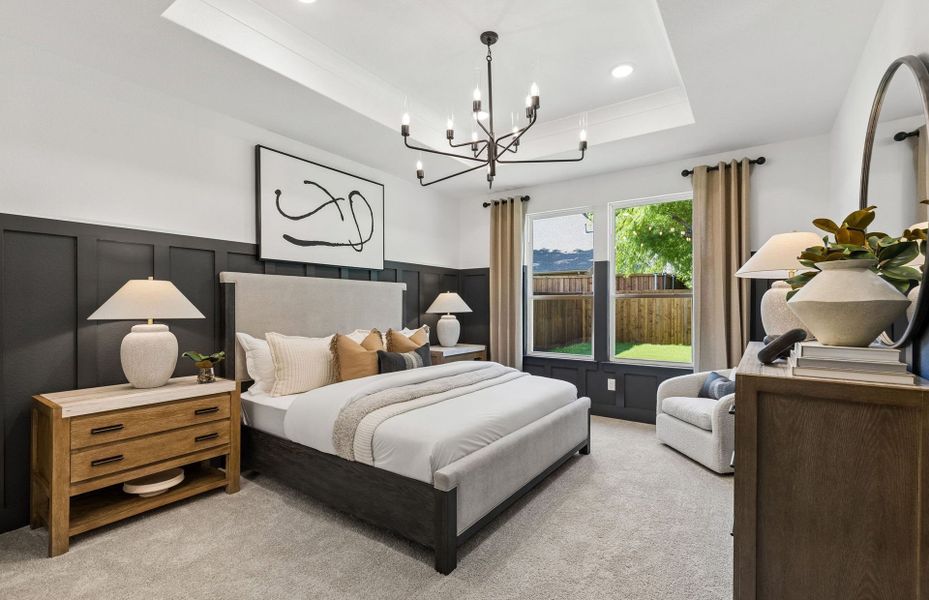 Representative furnished interior of a home built from the Sweetwater by Pulte Homes in Kings Way, Denton (Image 10).