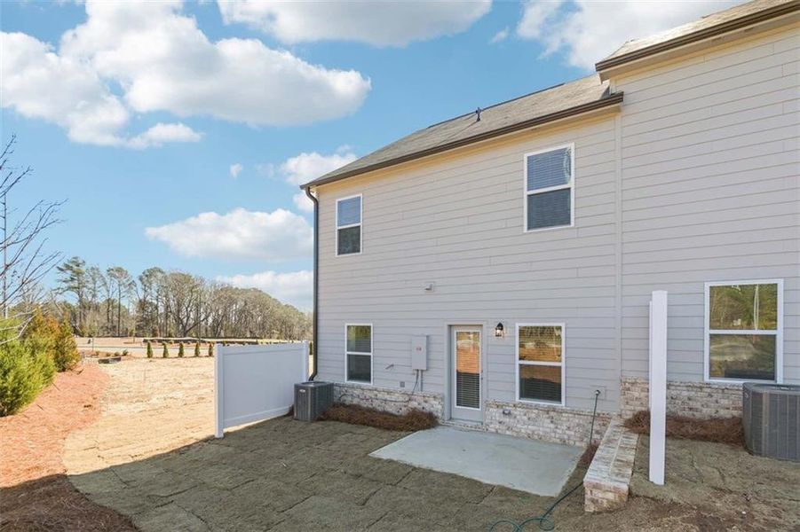 Exterior details and patio area of a home in Leydenview, Mableton (Image 23). Exterior details and patio area of a home in Leydenview, Mableton (Image 23).