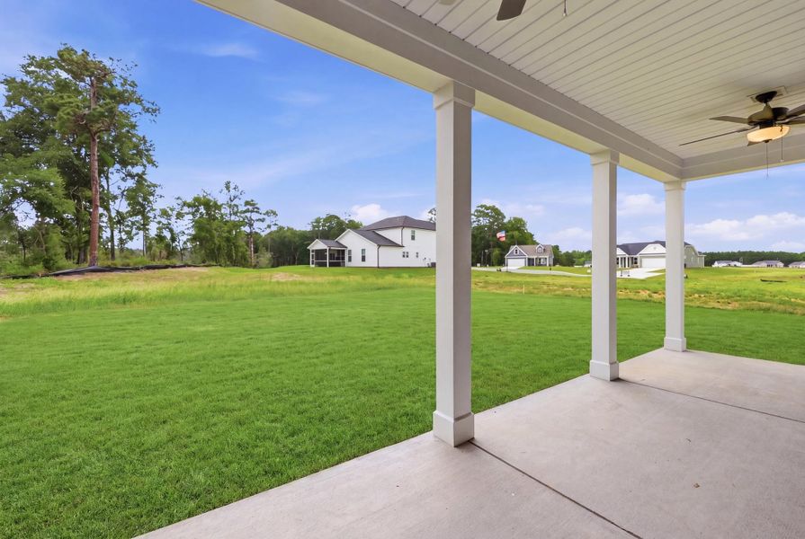Exterior details and patio area of a home in Oak Grove, Conway (Image 22).