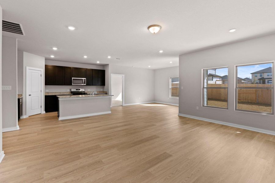 From Family Room to Open Concept Kitchen