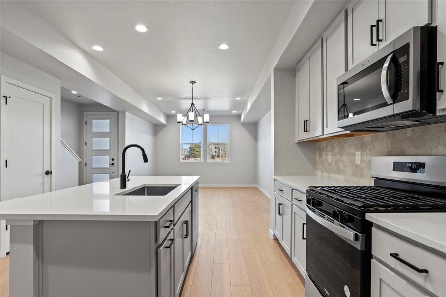 Furnished interior view inside a new home in Arras Park, Thornton (Image 8).