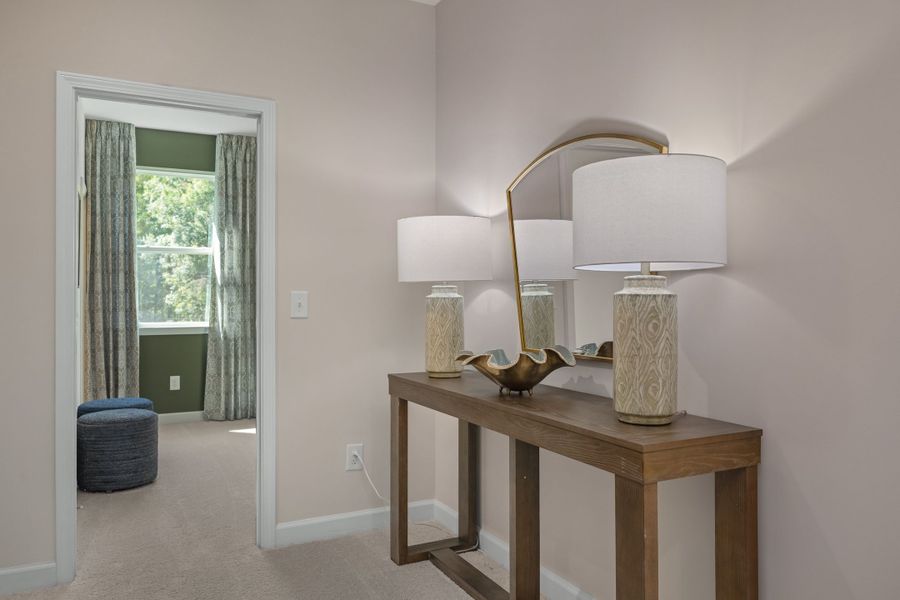 Representative furnished interior of a home built from the The Hickory II A by Davidson Homes LLC in Springvale South, Fuquay Varina (Image 20). Representative furnished interior of a home built from the The Hickory II A by Davidson Homes LLC in Springvale South, Fuquay Varina (Image 20).