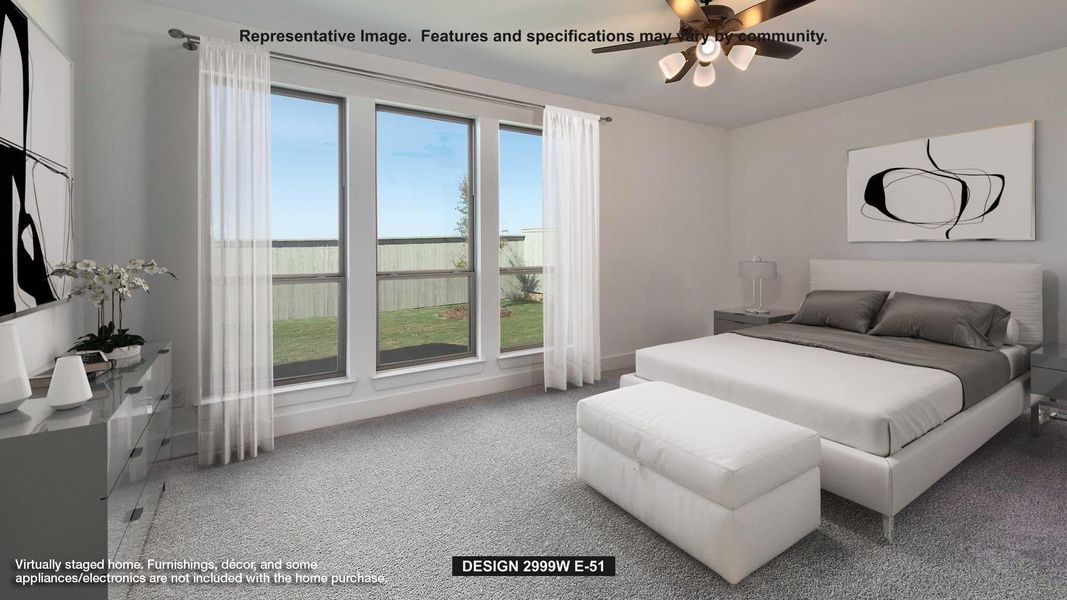Furnished interior view inside a new home in Santa Rita Ranch Tierra Rosa, Liberty Hill (Image 2).