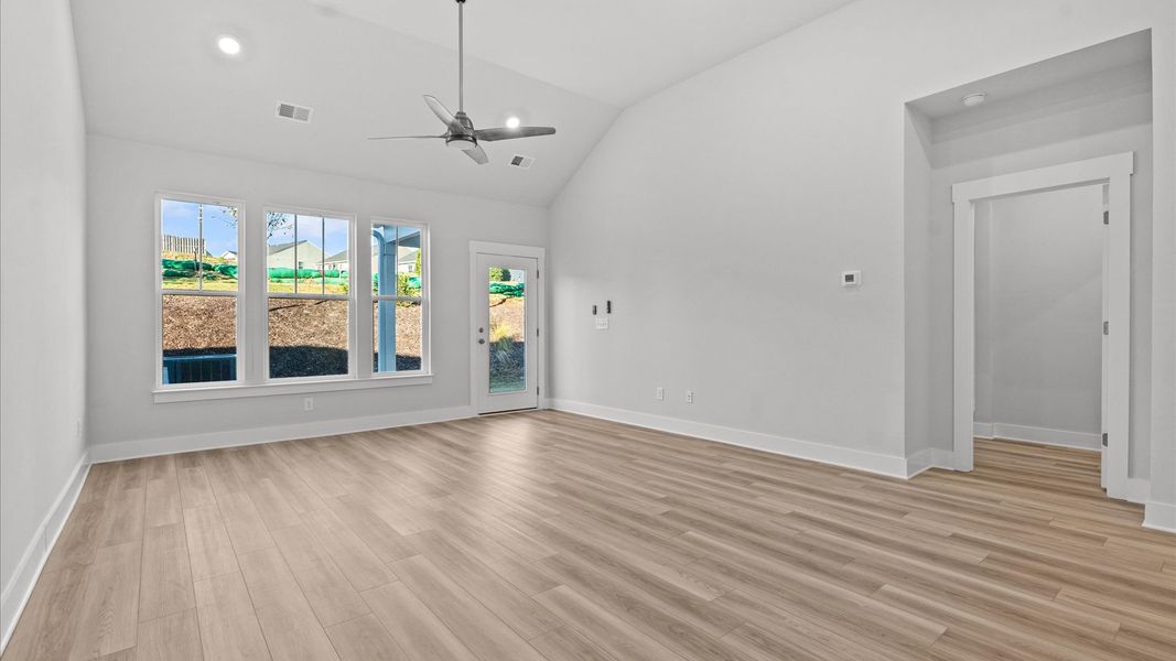 Furnished interior view inside a new home in Camden Cottages, Greenville (Image 17).