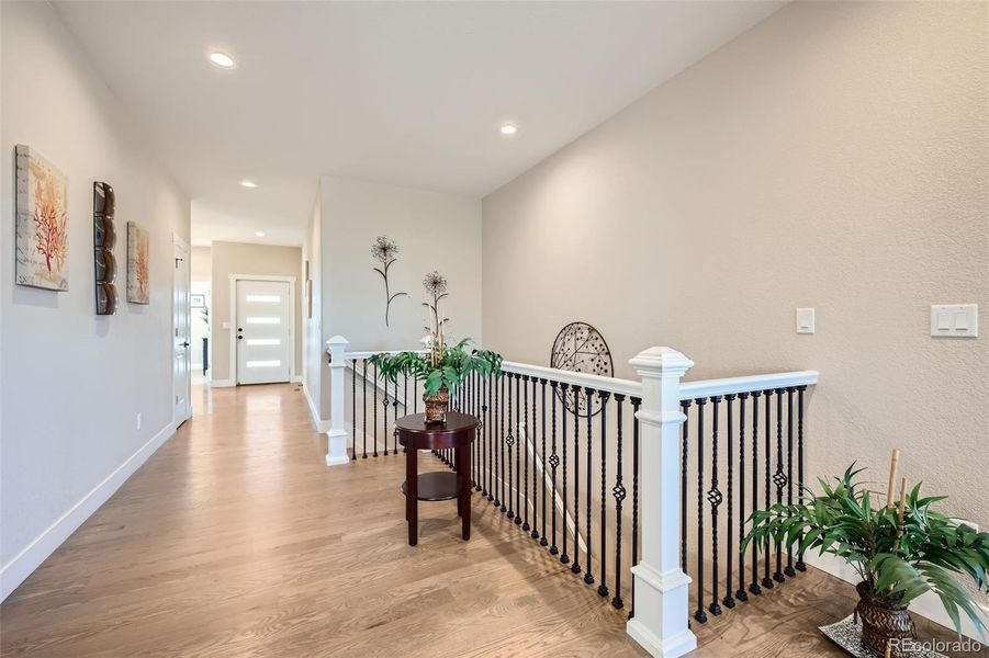 Enjoy the spacious entry into your beautiful home! (Staging from 1204 N Picketwire Lane.)