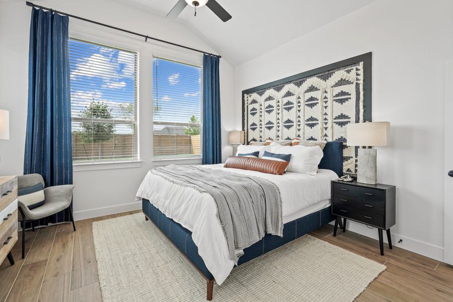 Furnished interior view inside a new home in Bridgeland, Cypress (Image 41).
